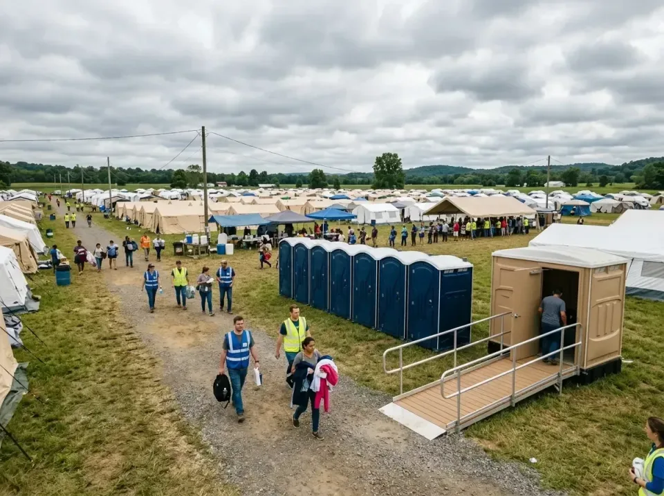 disaster-relief-camp-restrooms-010 — frequently asked questions, Dumpster & Portable Bathrooms Rental in Shiloh, IL